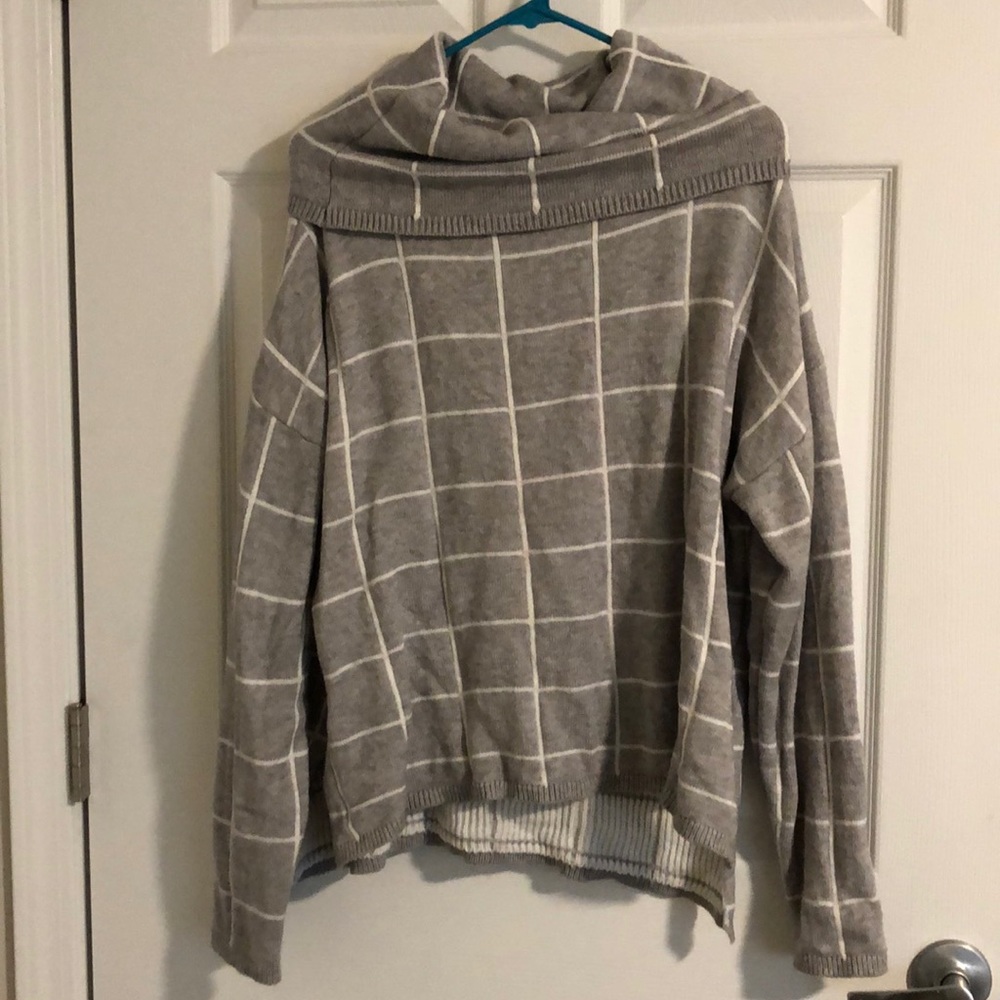 Cowl neck sweater, size M